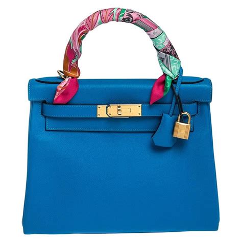 hermes evercolor kelly retourne 28 bleu hydra|hermes kelly couture.